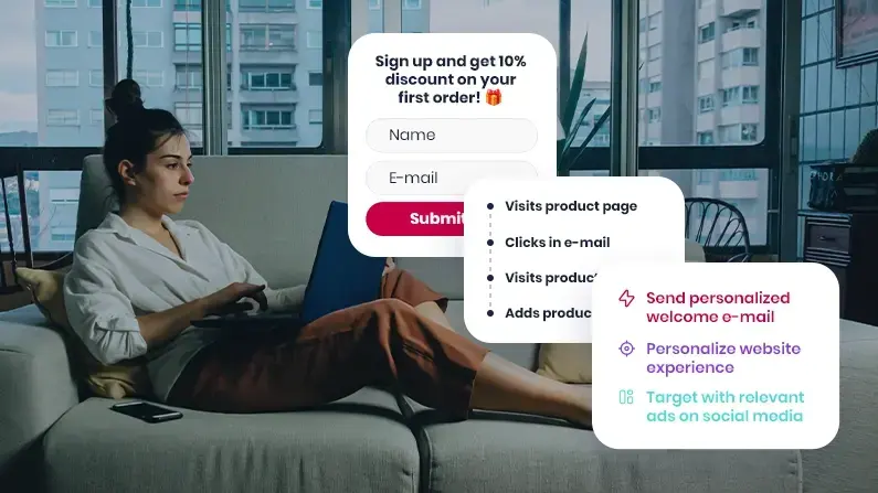 3 ways to collect data through pop-ups – and how to use it in your marketing activities